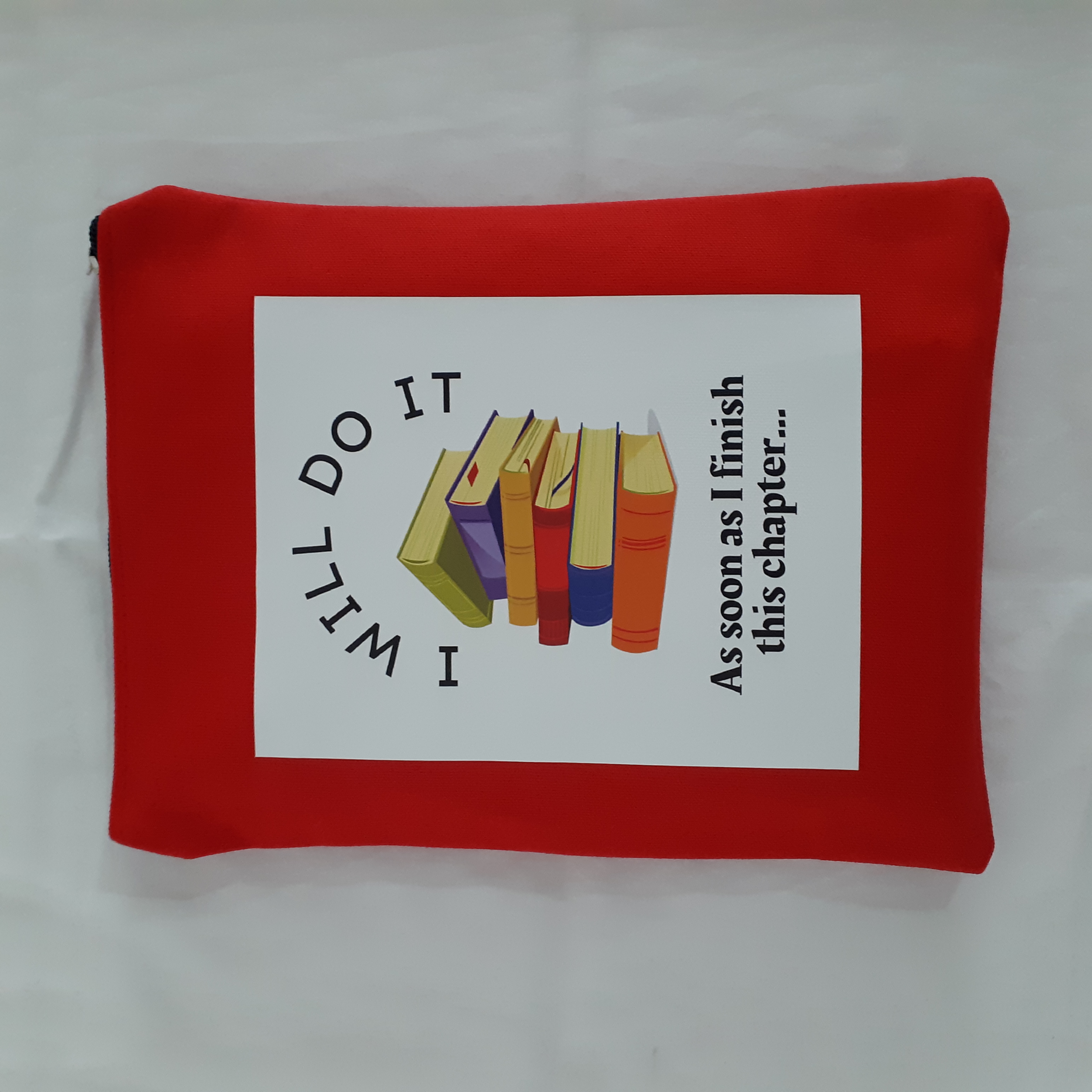 Book Sleeve Pouch Red